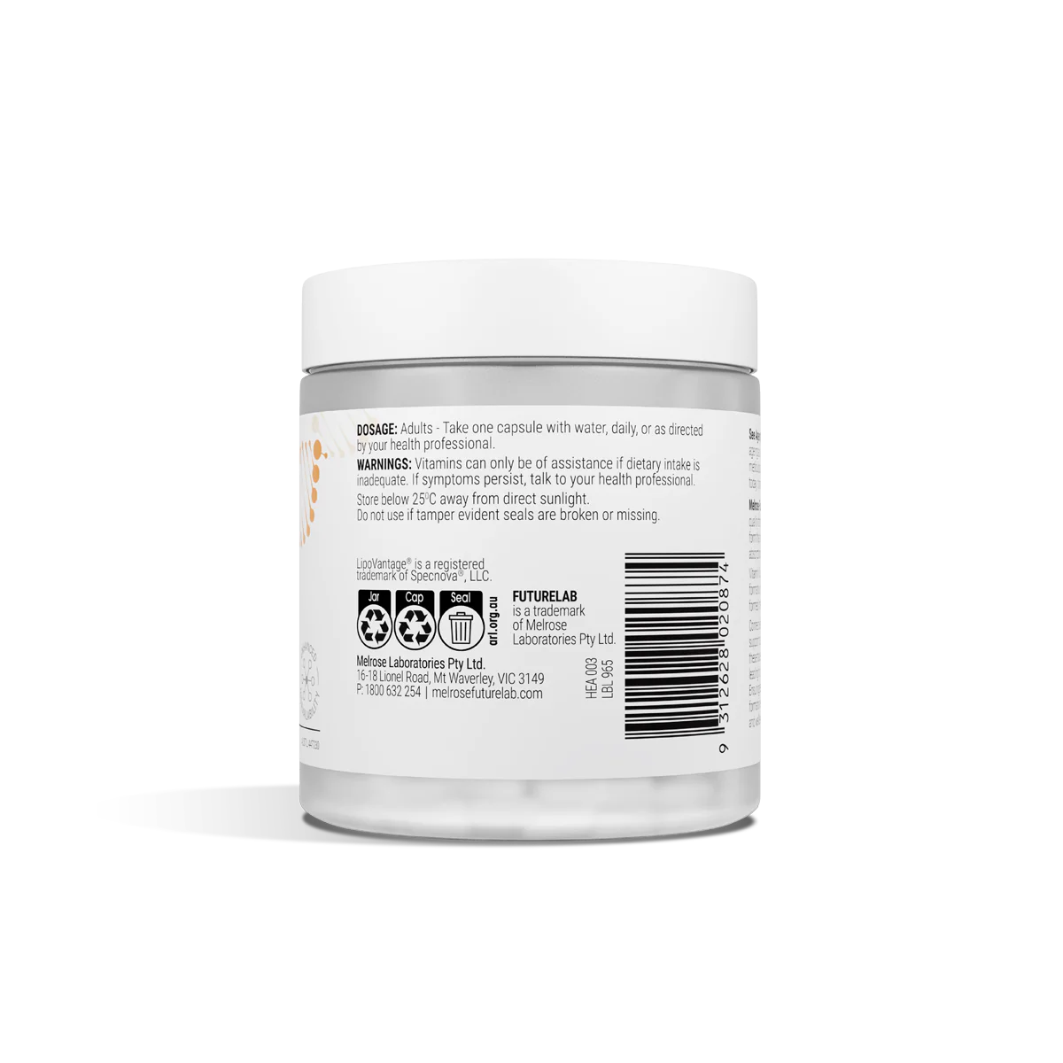 Melrose FutureLab Vitamin C Liposomal - 30 Capsules