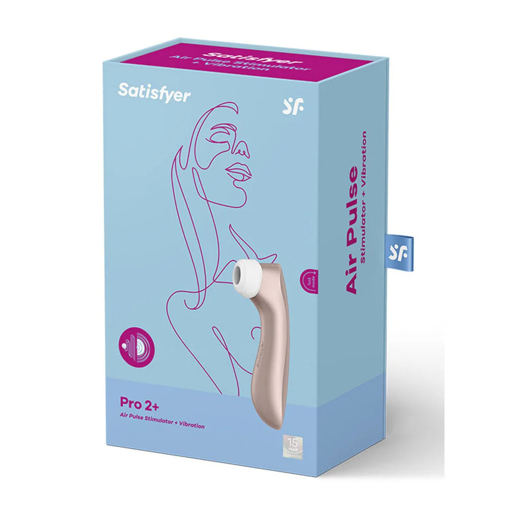 Satisfyer Pro 2+ - Air Pulse Simulator + Vibrator - Rose Gold