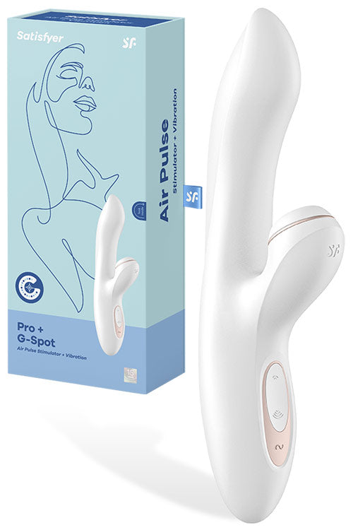 Satisfyer Pro+ G-Spot - Air Pulse Stimulator + Vibration - White