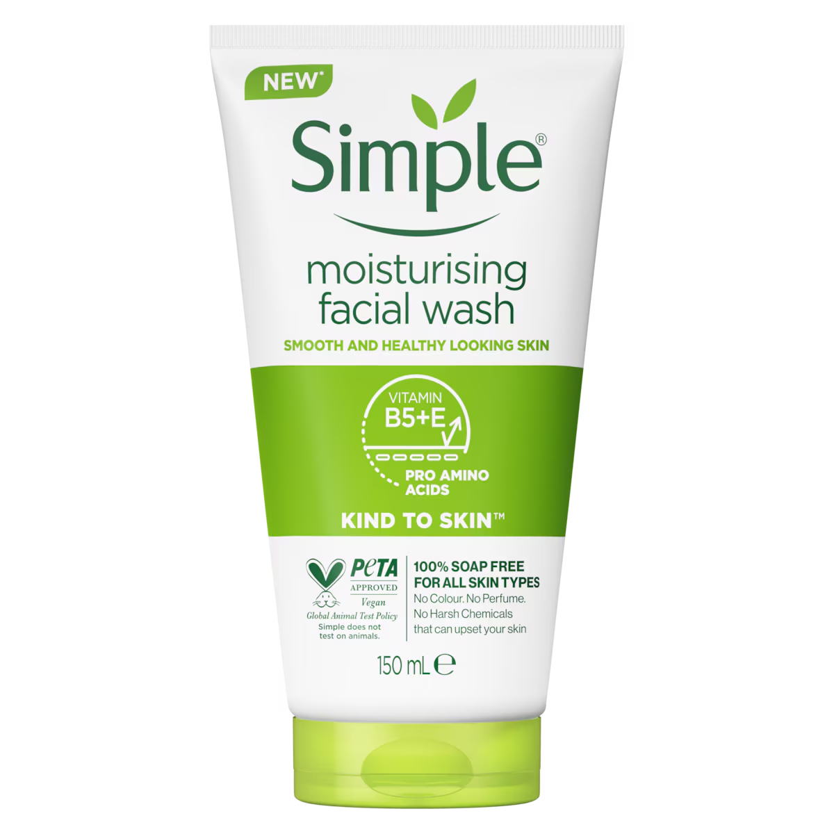 Simple Kind To Skin Moisturising Facial Wash - 150mL