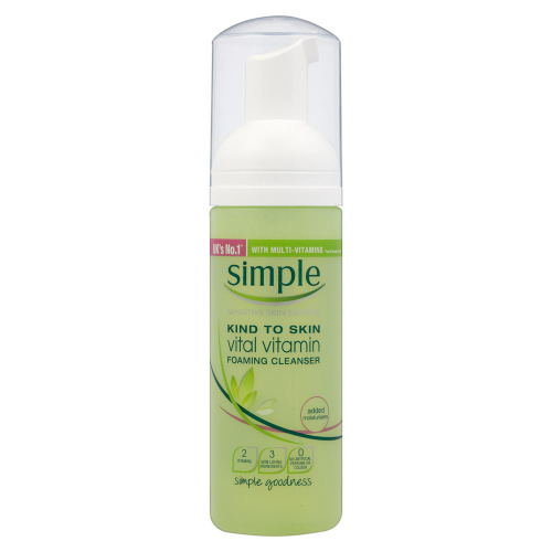 Simple Kind To Skin Vital Vitamin Foaming Cleanser - 150mL