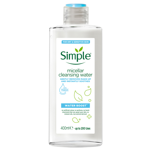 Simple Water Boost Facial Cleanser Micellar Water - 400mL