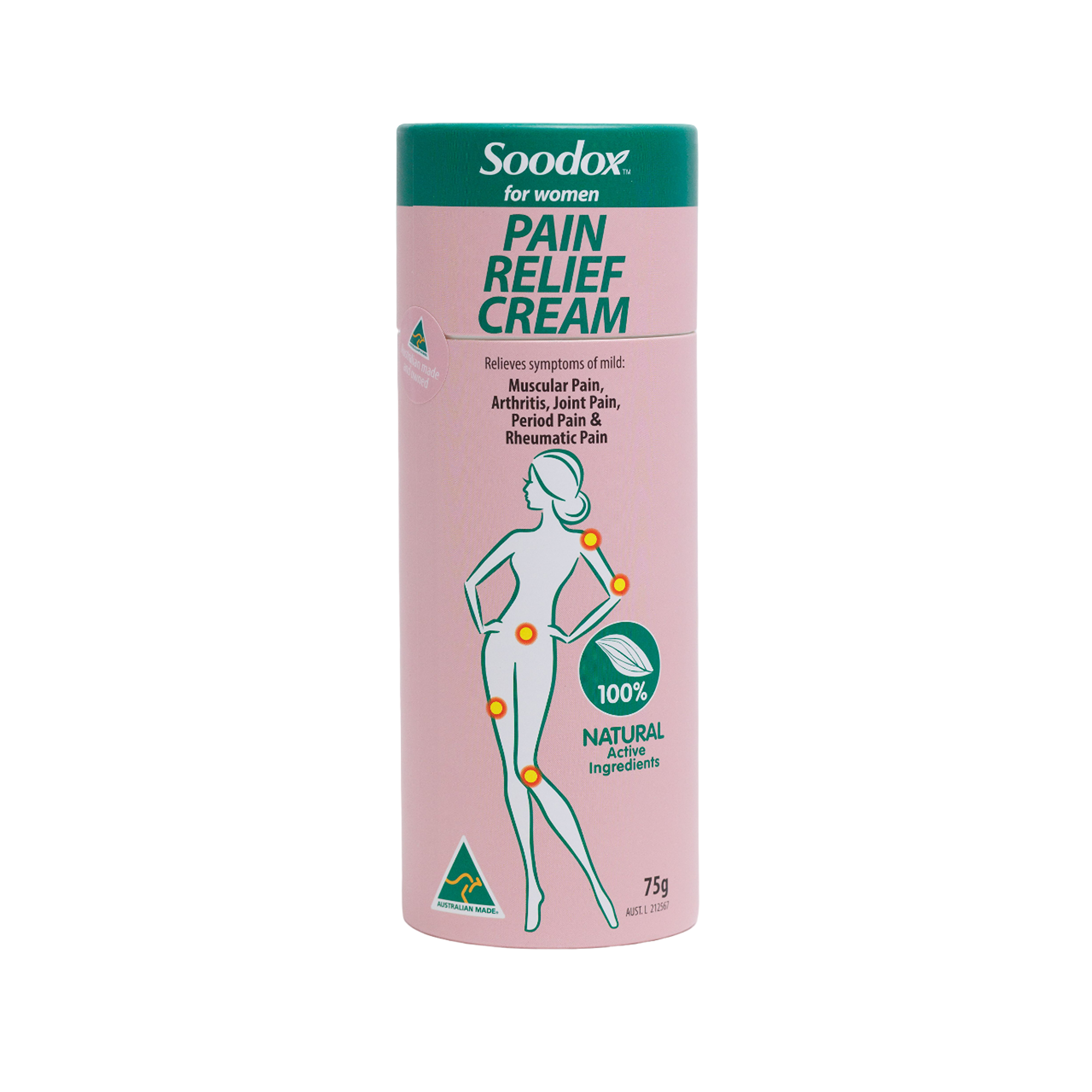 Soodox™ for Women Pain Relief Cream - 75g