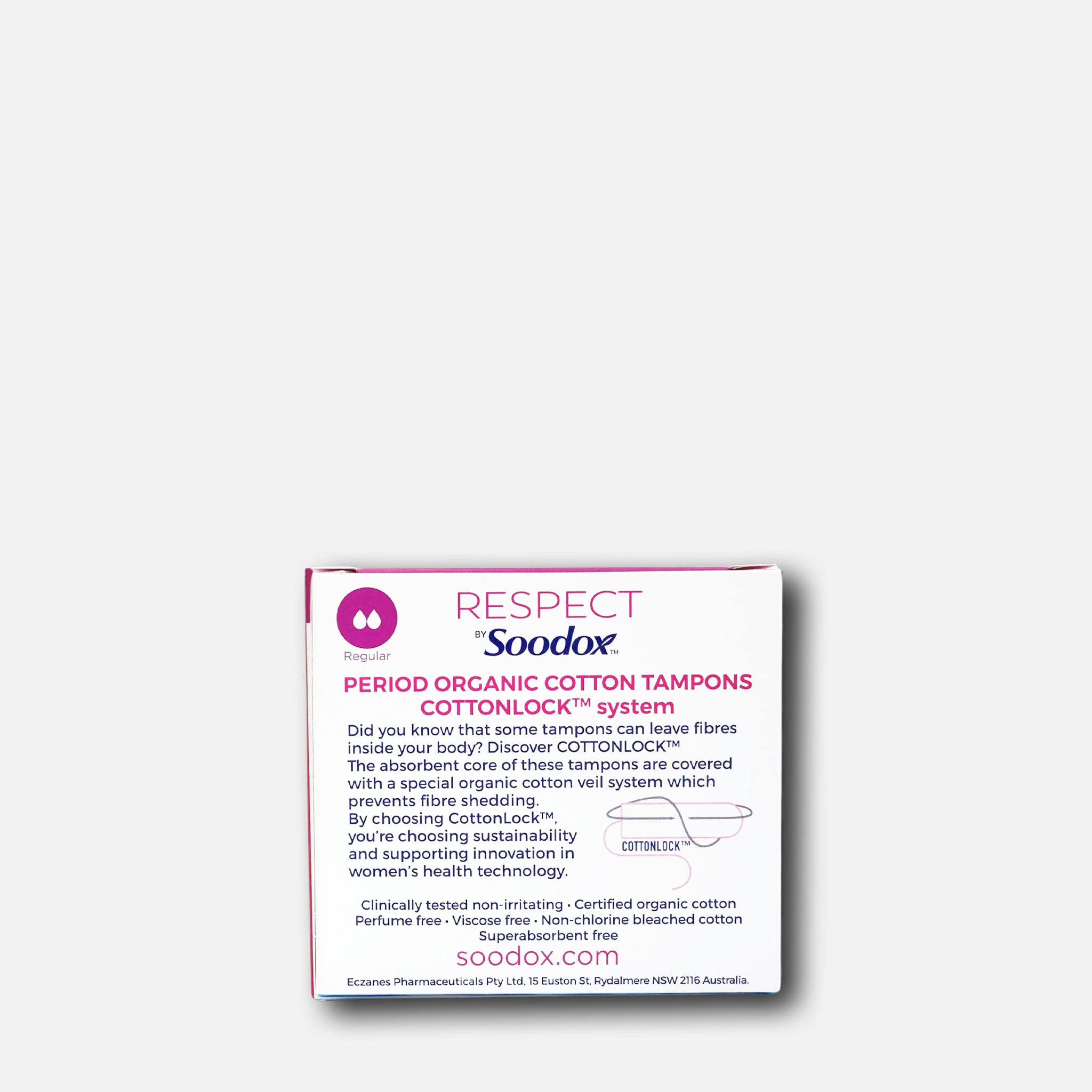 RESPECT BY Soodox™ Tampons Regular 18s