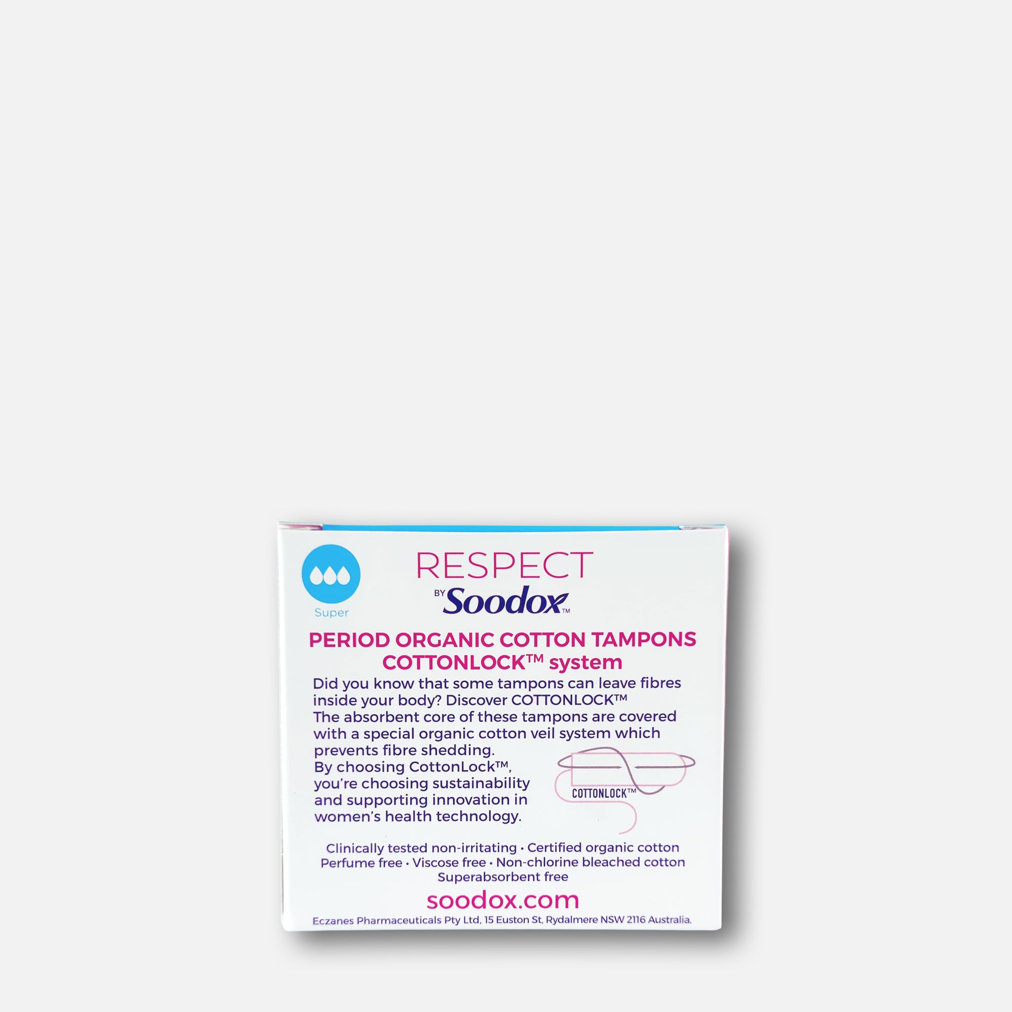 RESPECT BY Soodox™ Tampons Super 18s