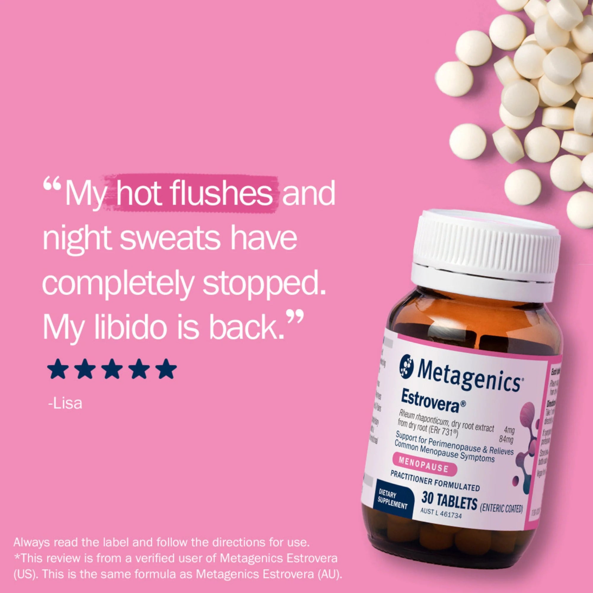 Metagenics Estrovera - 30 Tablets
