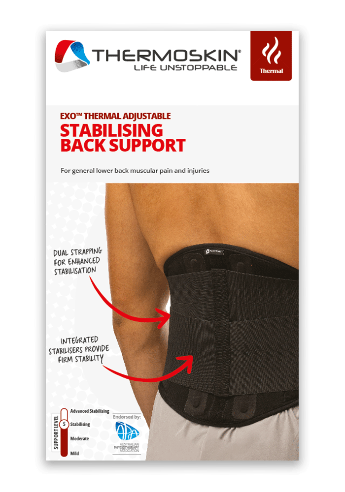 Thermoskin Exo Thermal Adjustable Stabilising Back Support