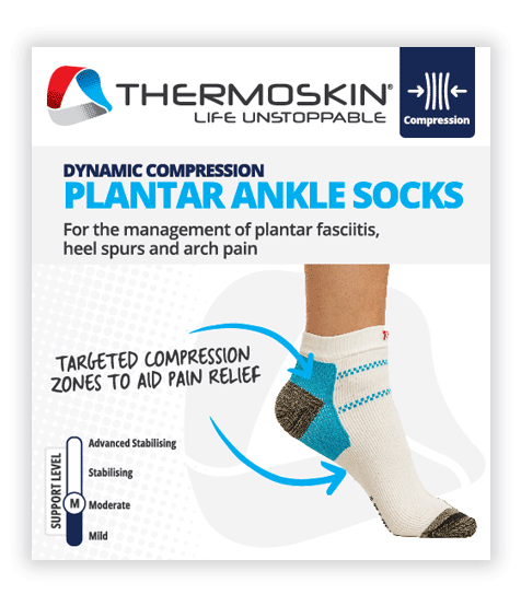 Thermoskin Exo Plantar FXT Compression Ankle Socks - Small