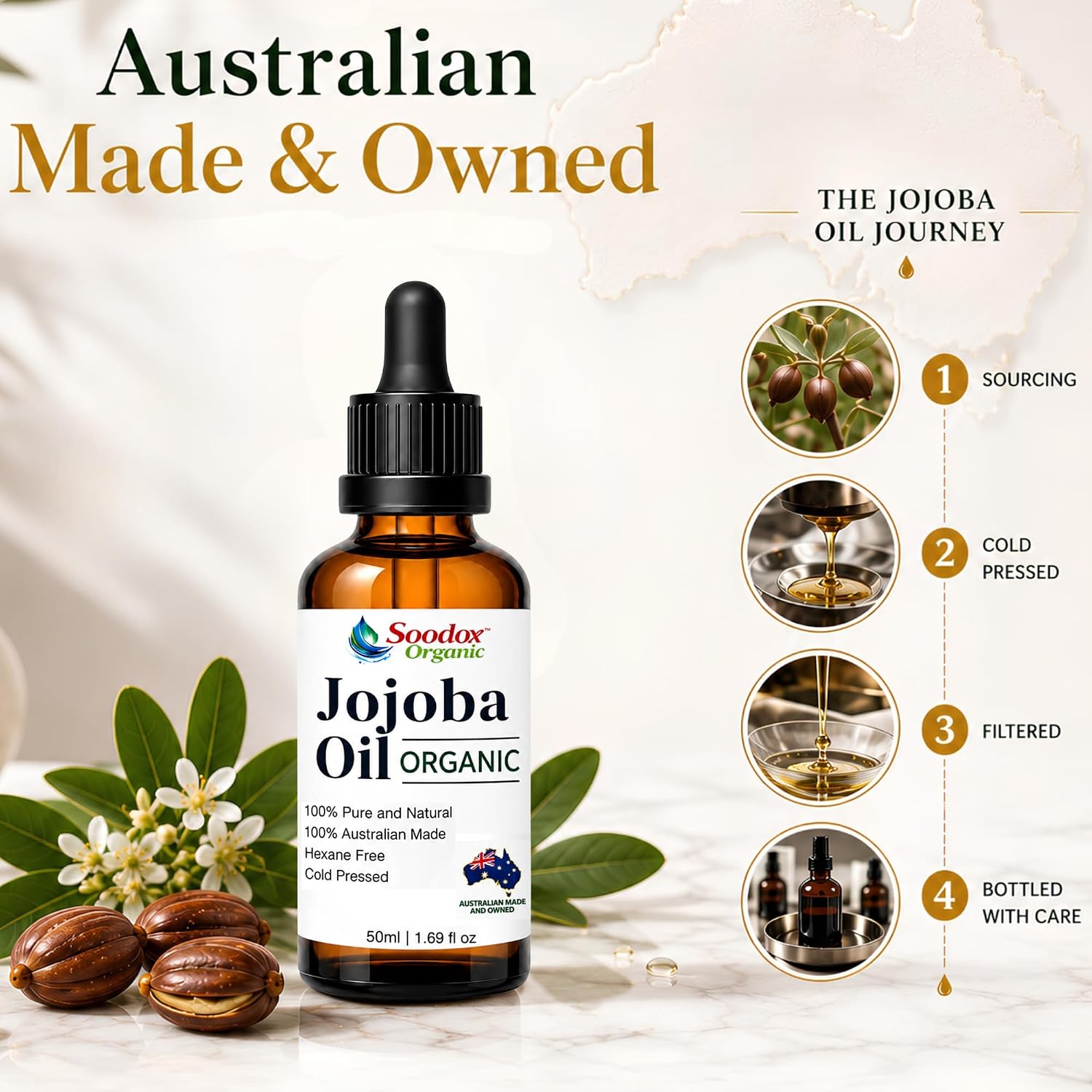 Soodox™ Organic Jojoba Oil