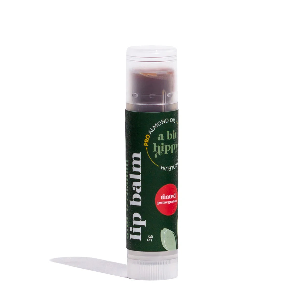 A Bit Hippy's Tinted Pomegranate Lip Balm - 5g