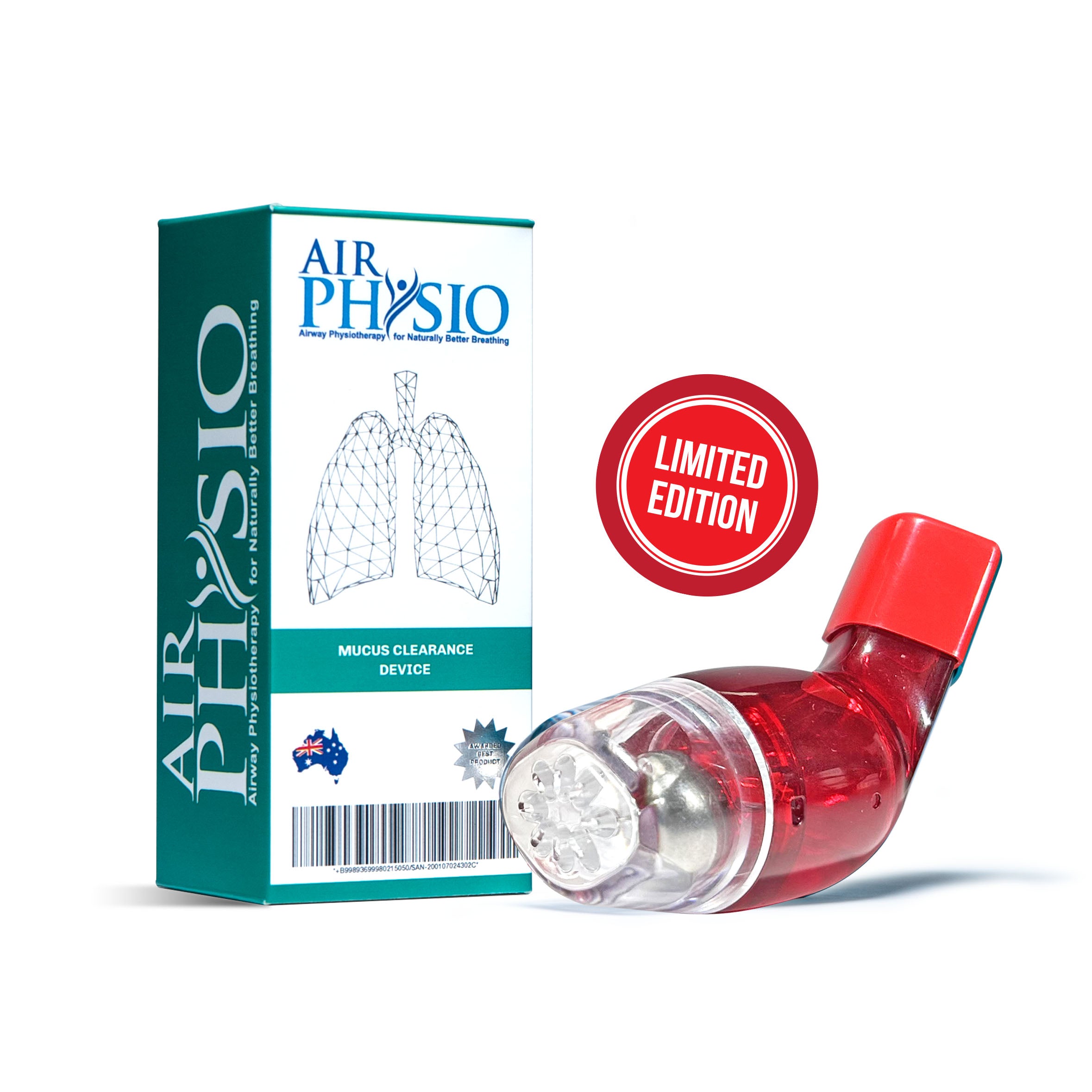 AirPhysio Mucus Clearance Device for Average Lung Capacity
