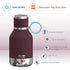 ASOBU Dog Bowl Bottle - Burgundy, 1L bottle + 360mL Bowl (Clearance Stock)