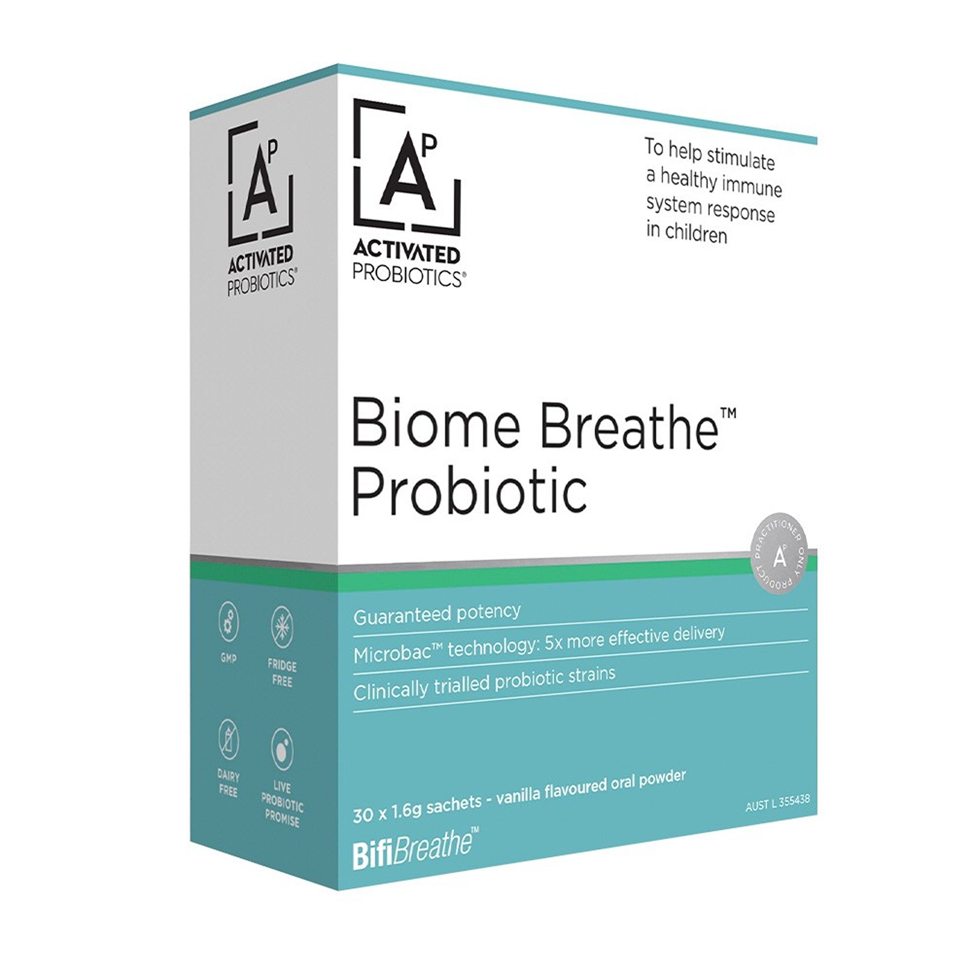 Activated Probiotics Biome Breathe Sachets 30s
