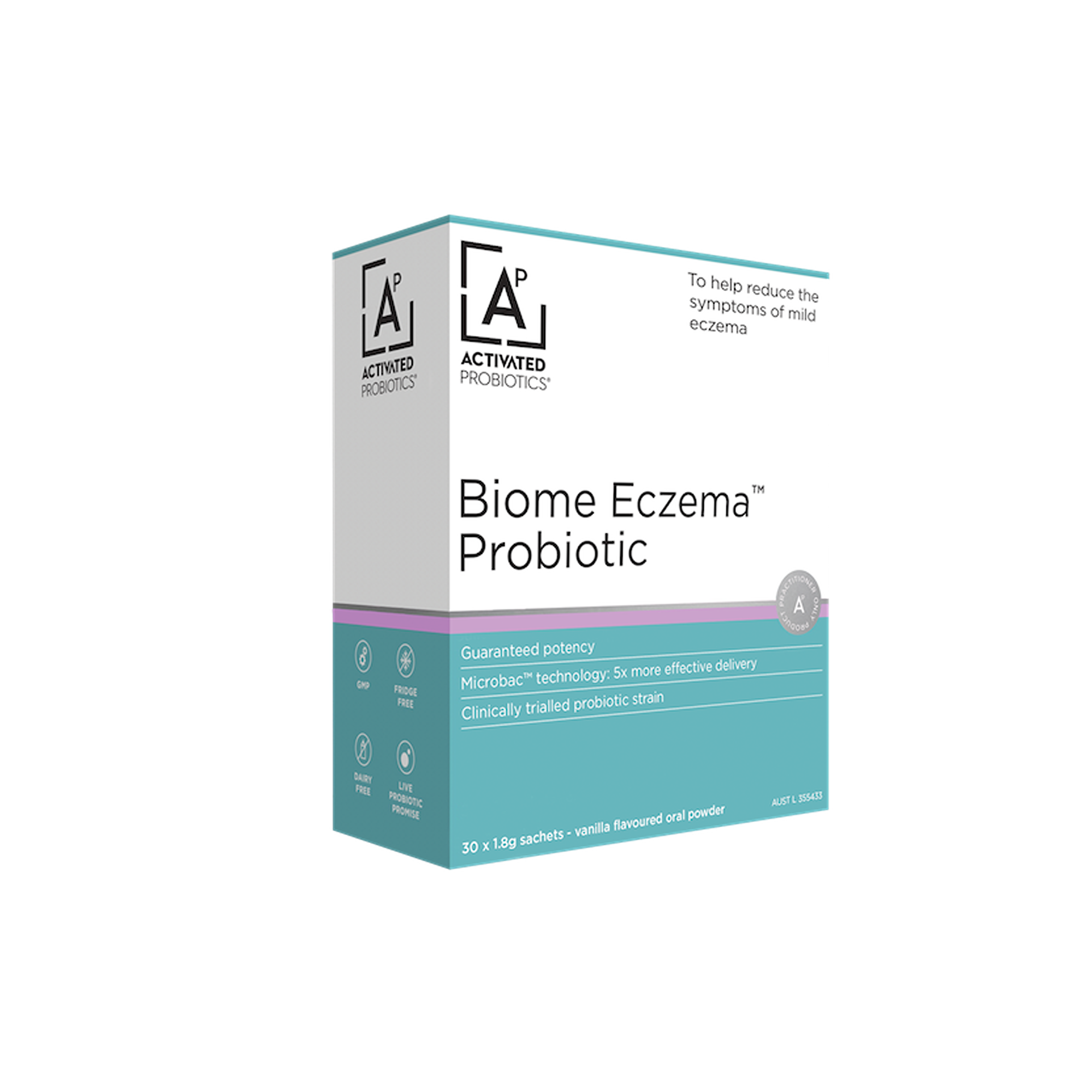 Activated Probiotics Biome Eczema Probiotic Sachets 30s