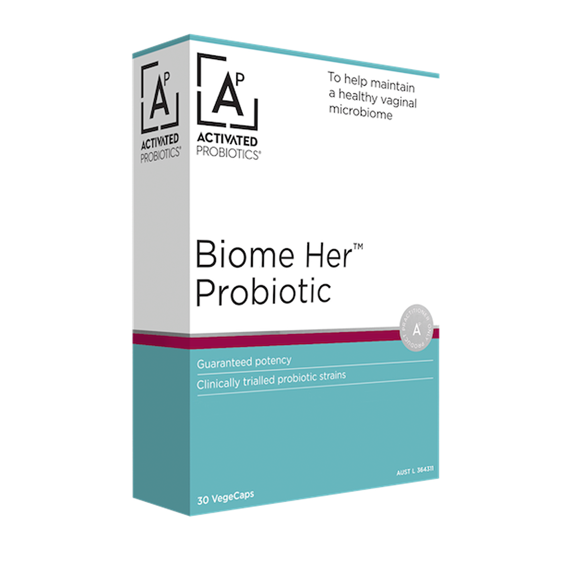 Activated Probiotics Biome Her Probiotic Capsules  30s