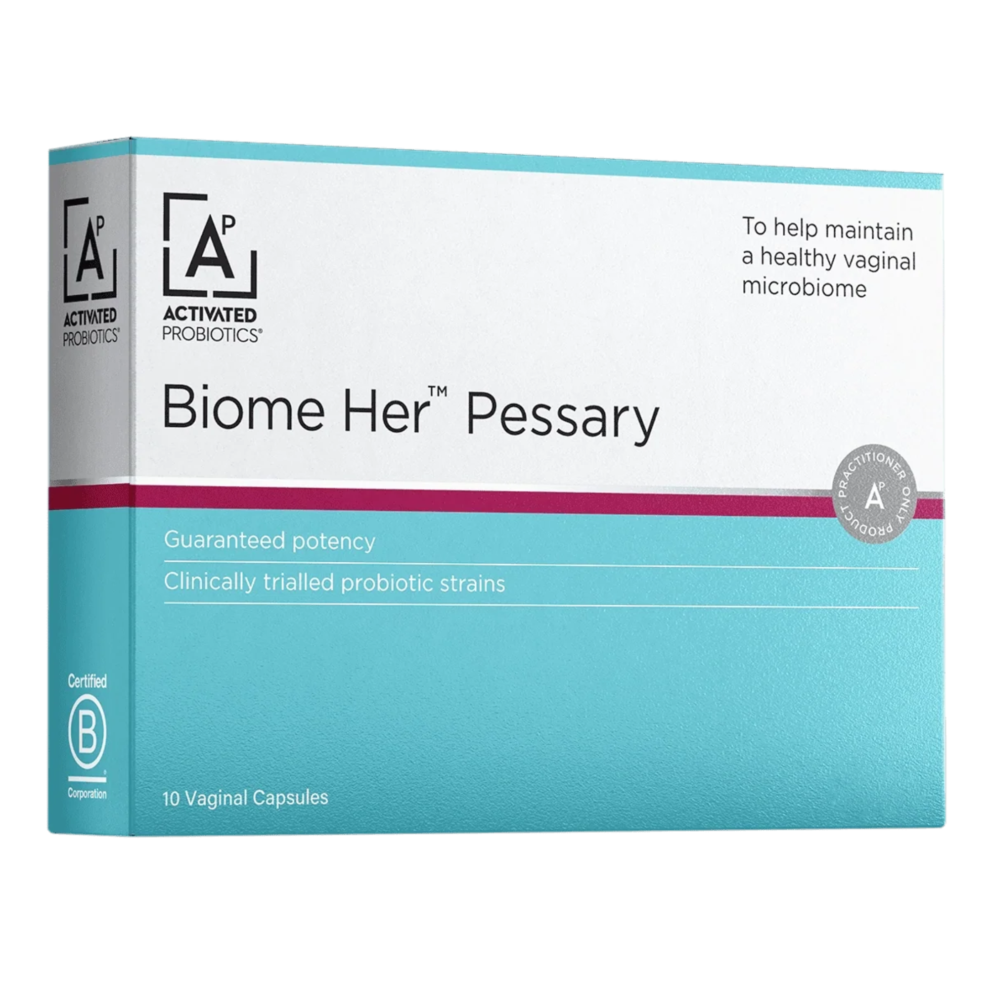 Activated Probiotics Biome Her Pessary - 10 VegeCaps