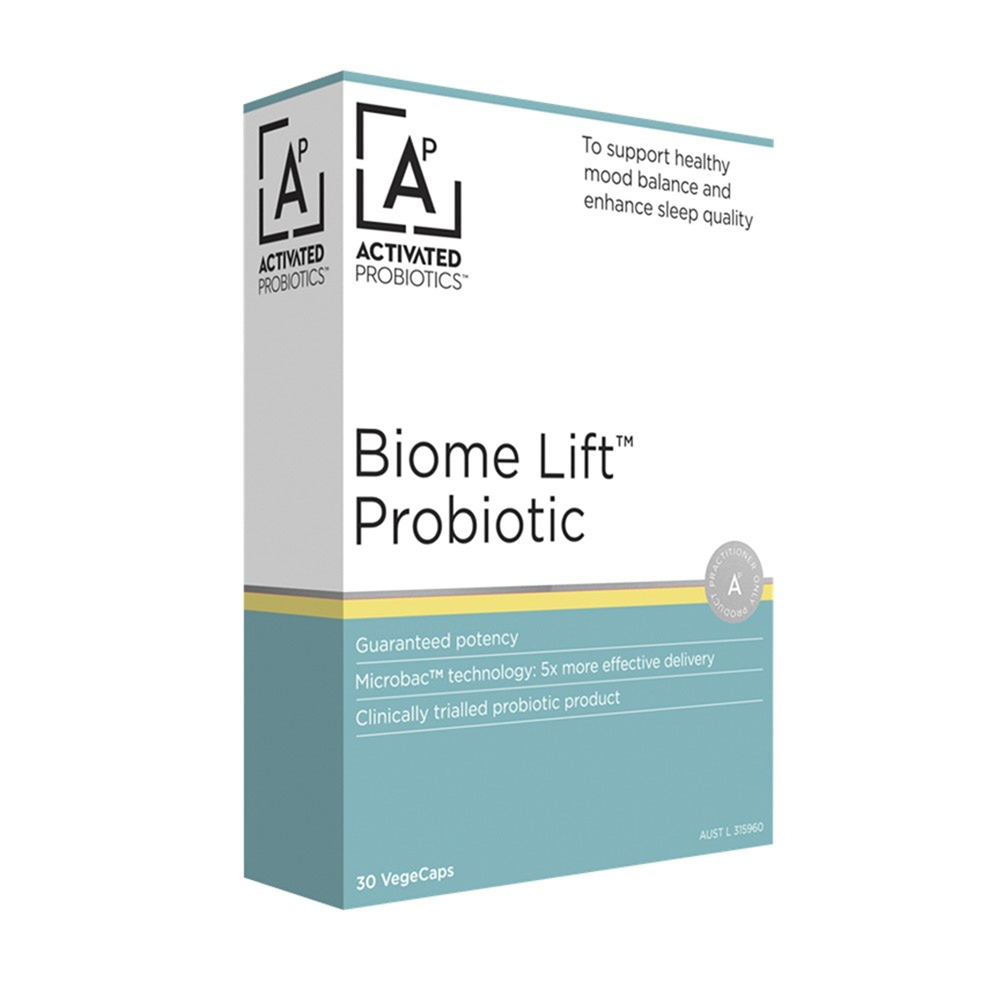 Activated Probiotics Biome Lift Probiotic Capsules 30s