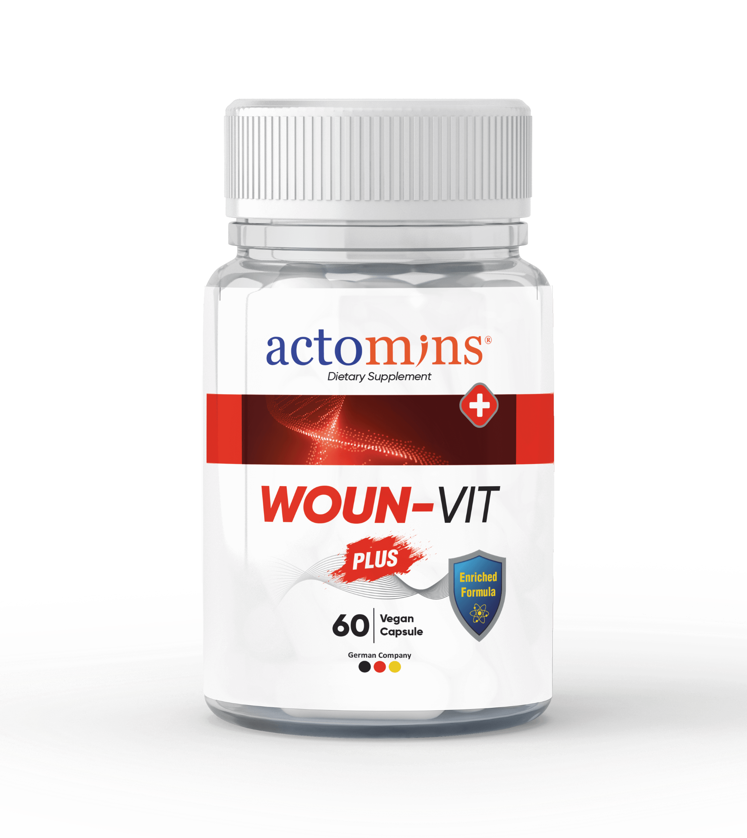 Actomins® Woun-Vit Plus - 60 Vegan Capsules Actomins® Woun-Vit Plus - 60 Vegan Capsules