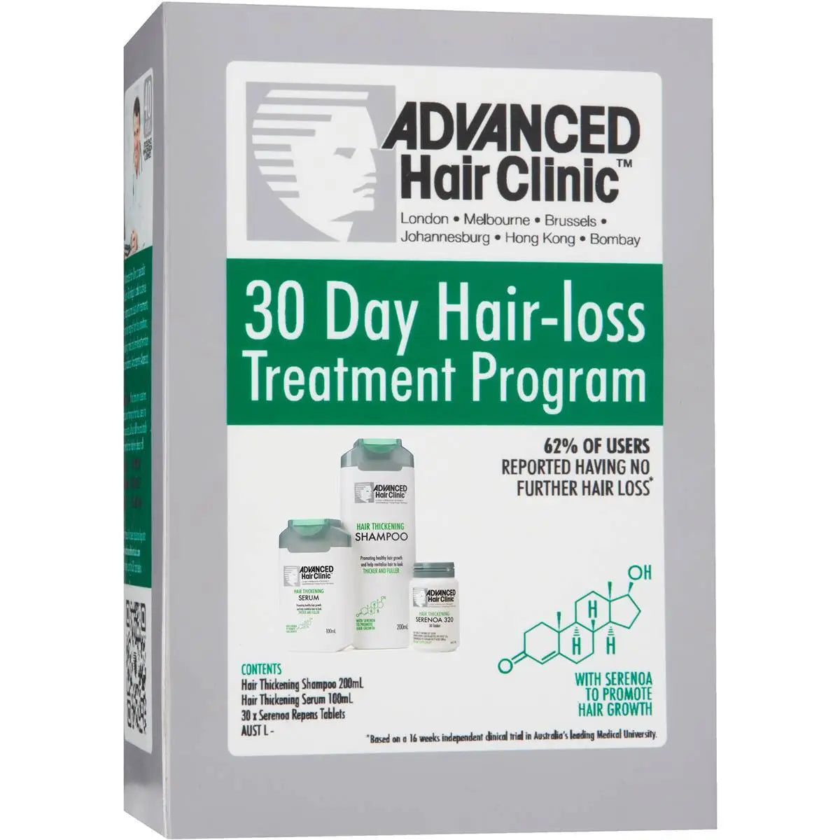 Advanced Hair Clinic 30 Day Hair Loss Treatment Kit