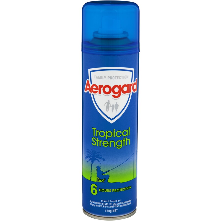 Aerogard Tropical Strength Insect Repellent Aerosol Spray - 150g