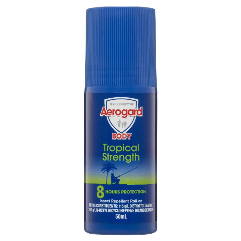 Aerogard Tropical Strength Insect Repellent Roll On - 50mL