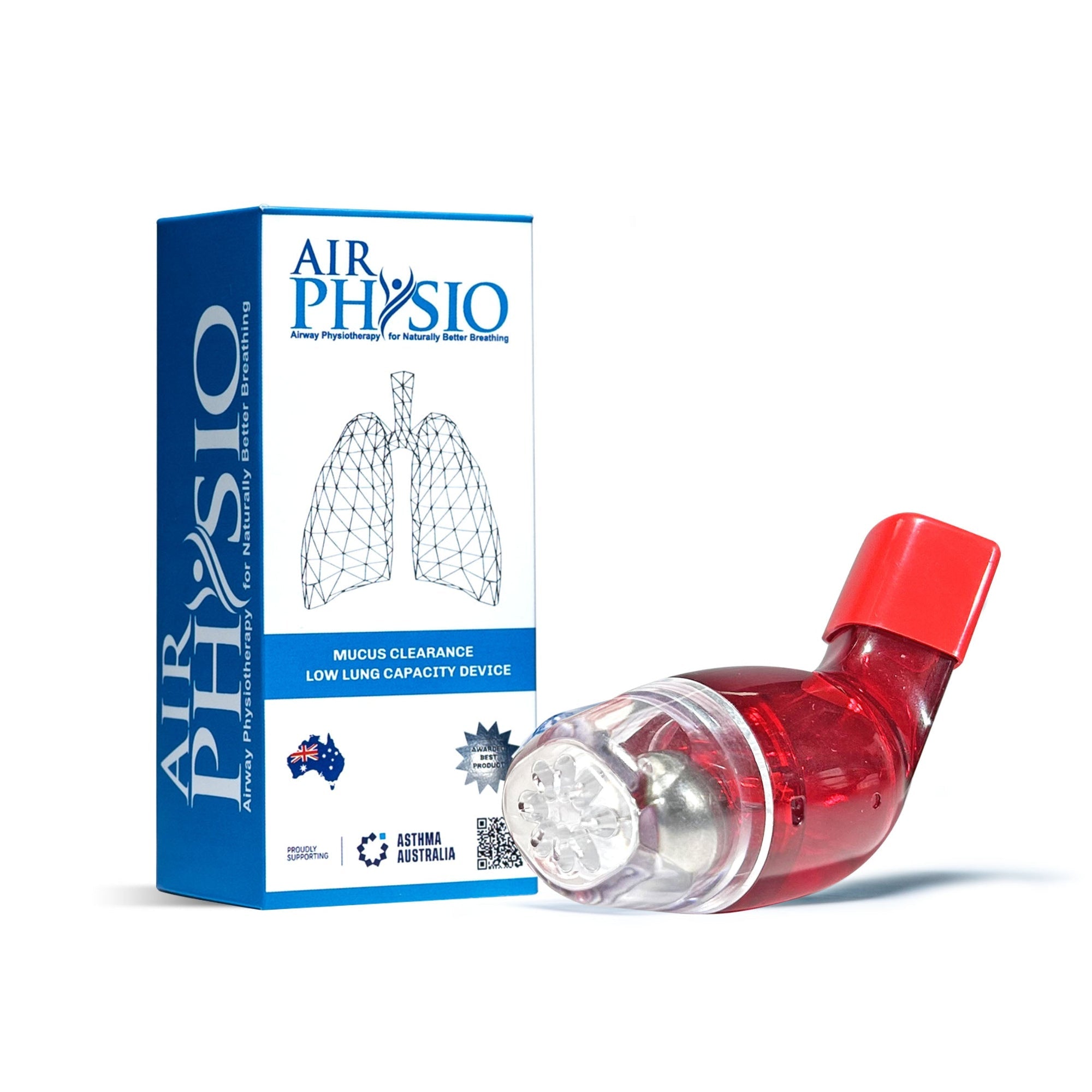 External Muscus Device AirPhysio Mucus Clearance Device for Low Lung Capacity – RespectHealth