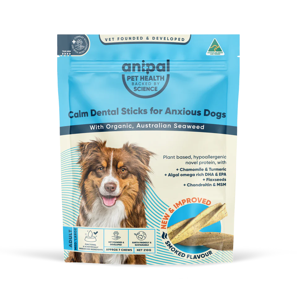 Anipal Calm Dental Sticks for Anxious Dogs 210g