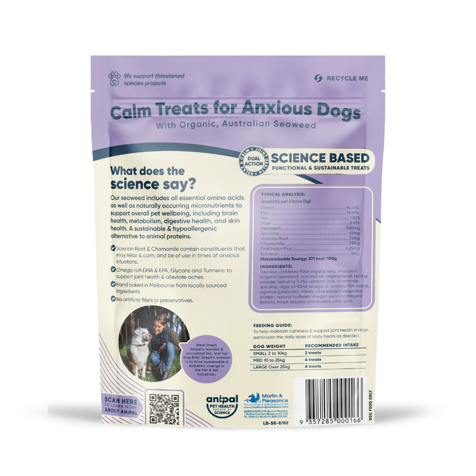 Anipal Calm Treats for Anxious Dogs 130g