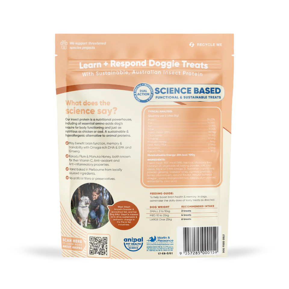 Anipal Learn + Respond Doggie Treats 130g