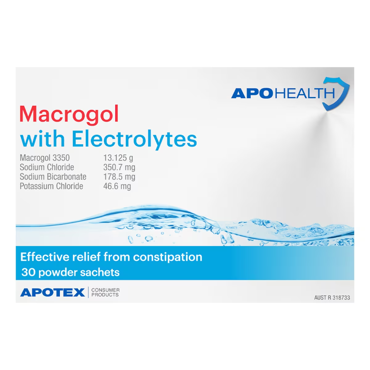 ApoHealth Macrogol with Electrolytes - 8 Sachets