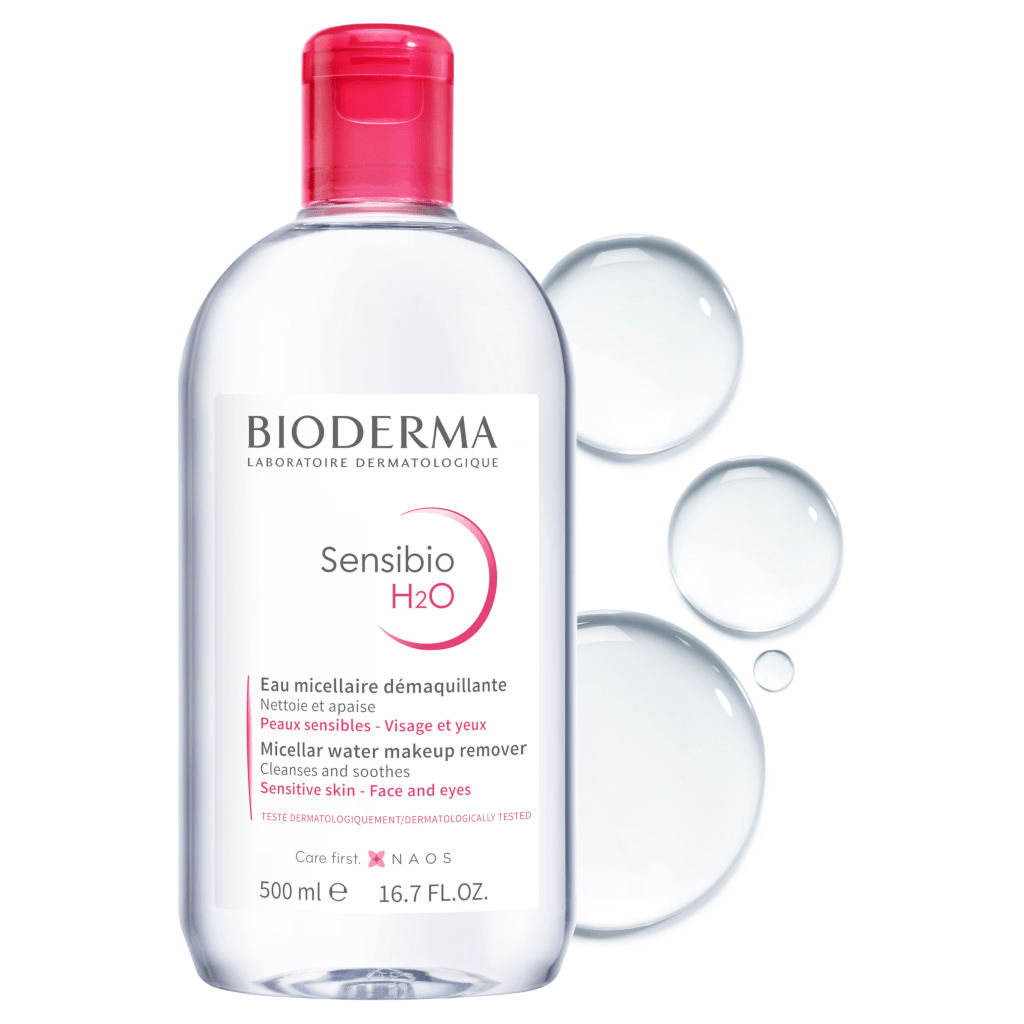BIODERMA Sensibio H2O Soothing Micellar Water Cleanser for Sensitive Skin 500mL