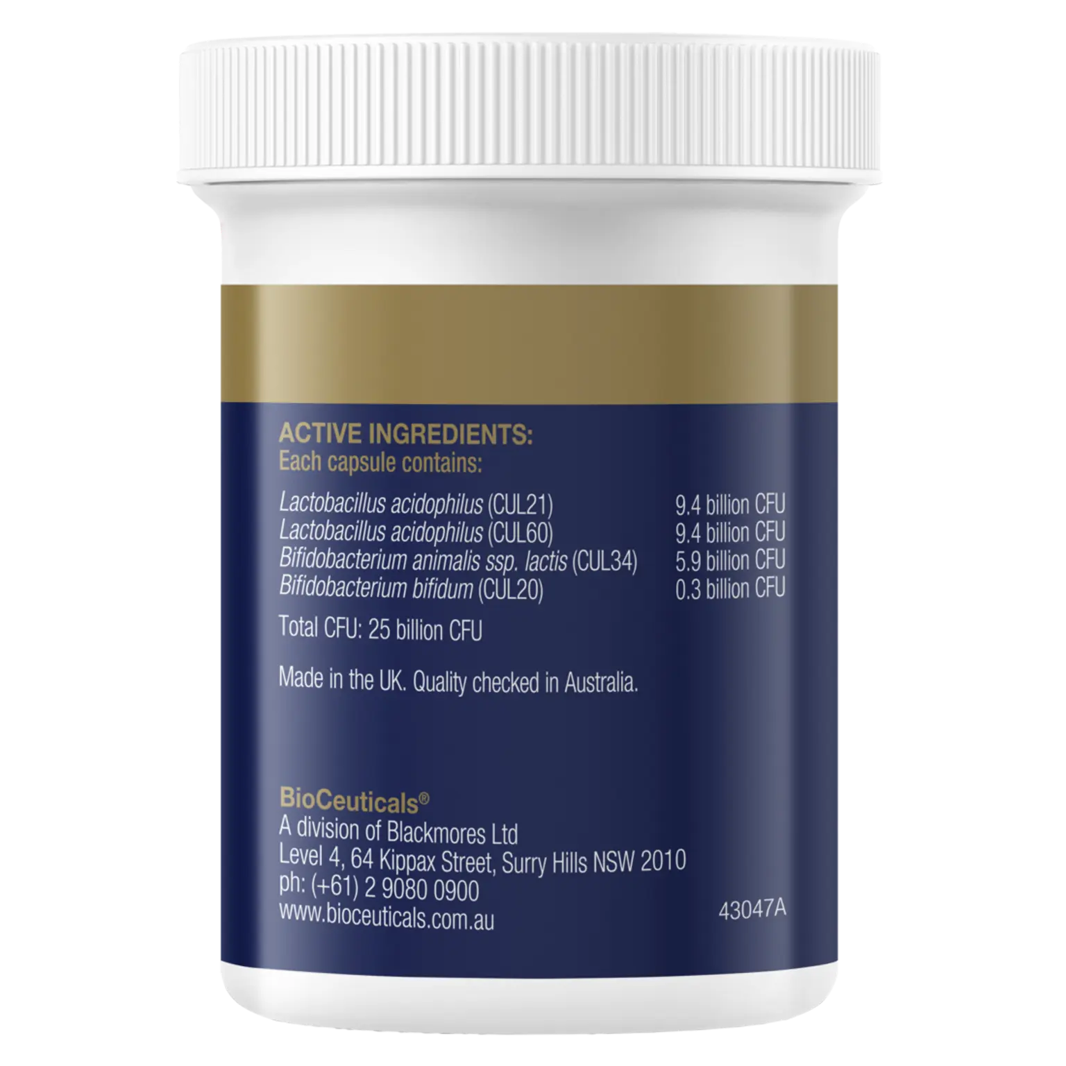 BioCeuticals UltraBiotic IBS - 30 Capsules