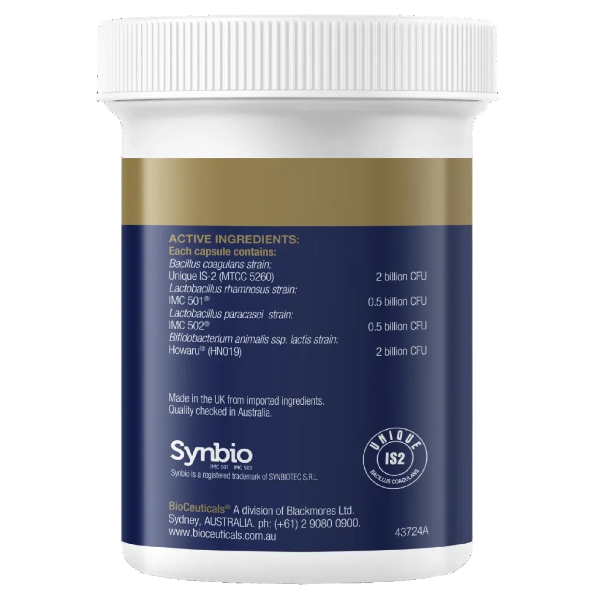 BioCeuticals UltraBiotic® Daily Gut Relief - 60 Hard Capsules