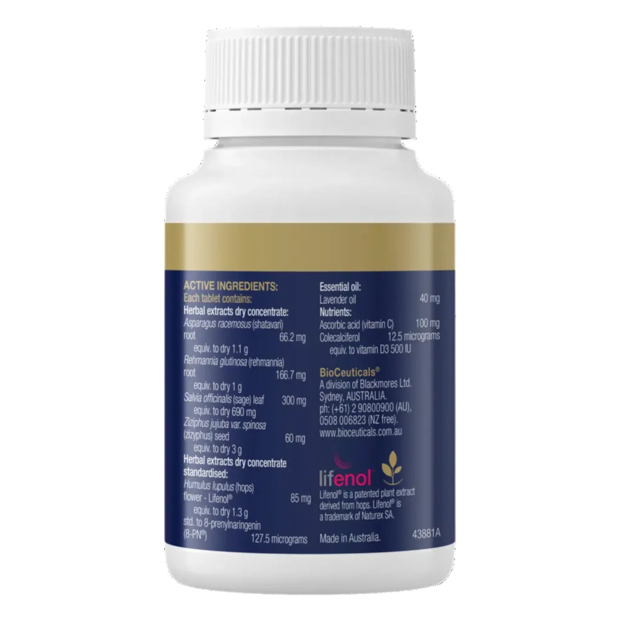 BioCeuticals UltraHer™ Hot Flush Relief - 60 Enteric Coated Tablets