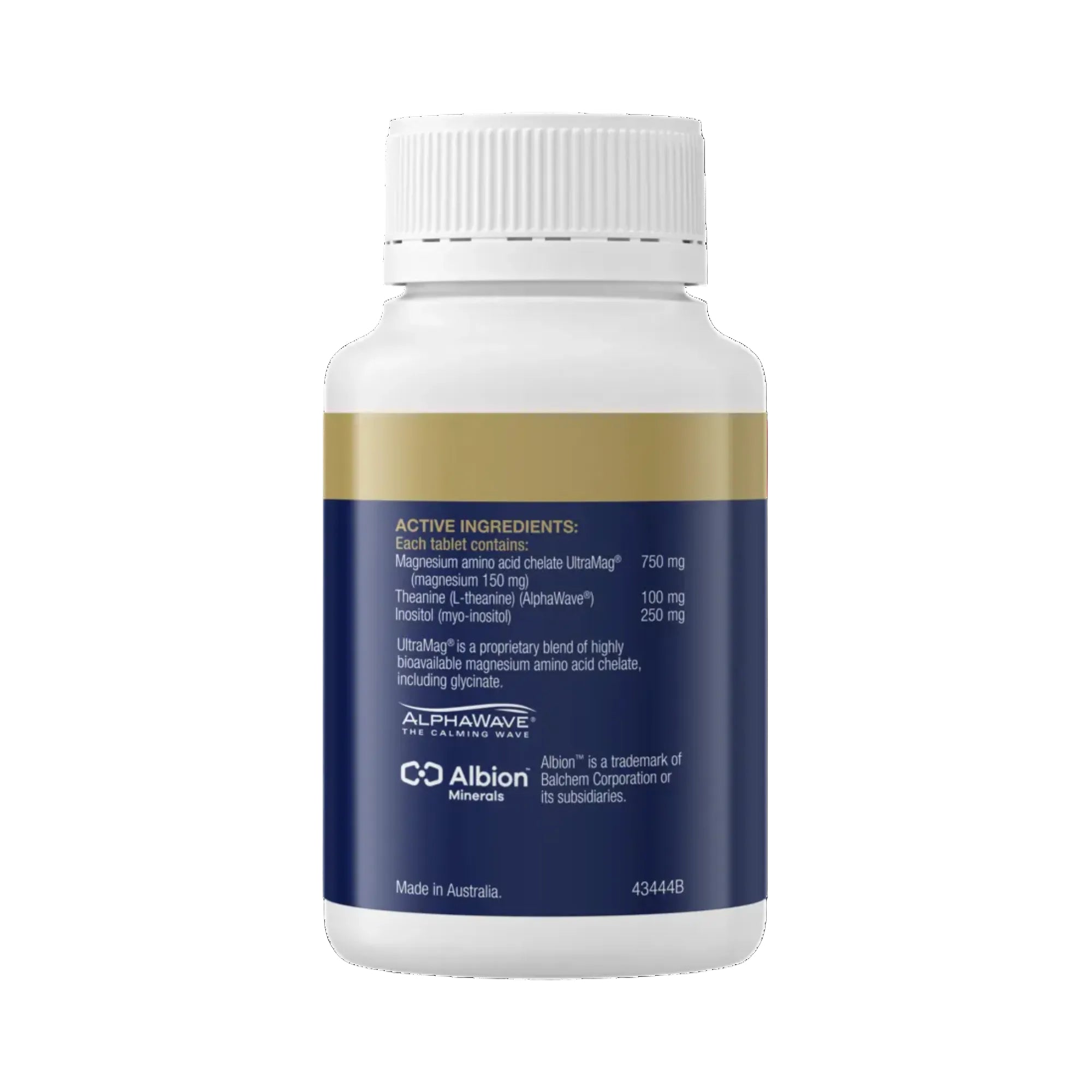 BioCeuticals Ultra Muscleze Night + L-Theanine - 60 Film Coated Tablets