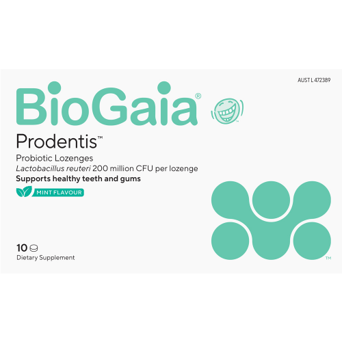 BioGaia Prodentis® Probiotic Lozenges For Kids' Gum and Teeth - Mint Flavour, 10 Pack