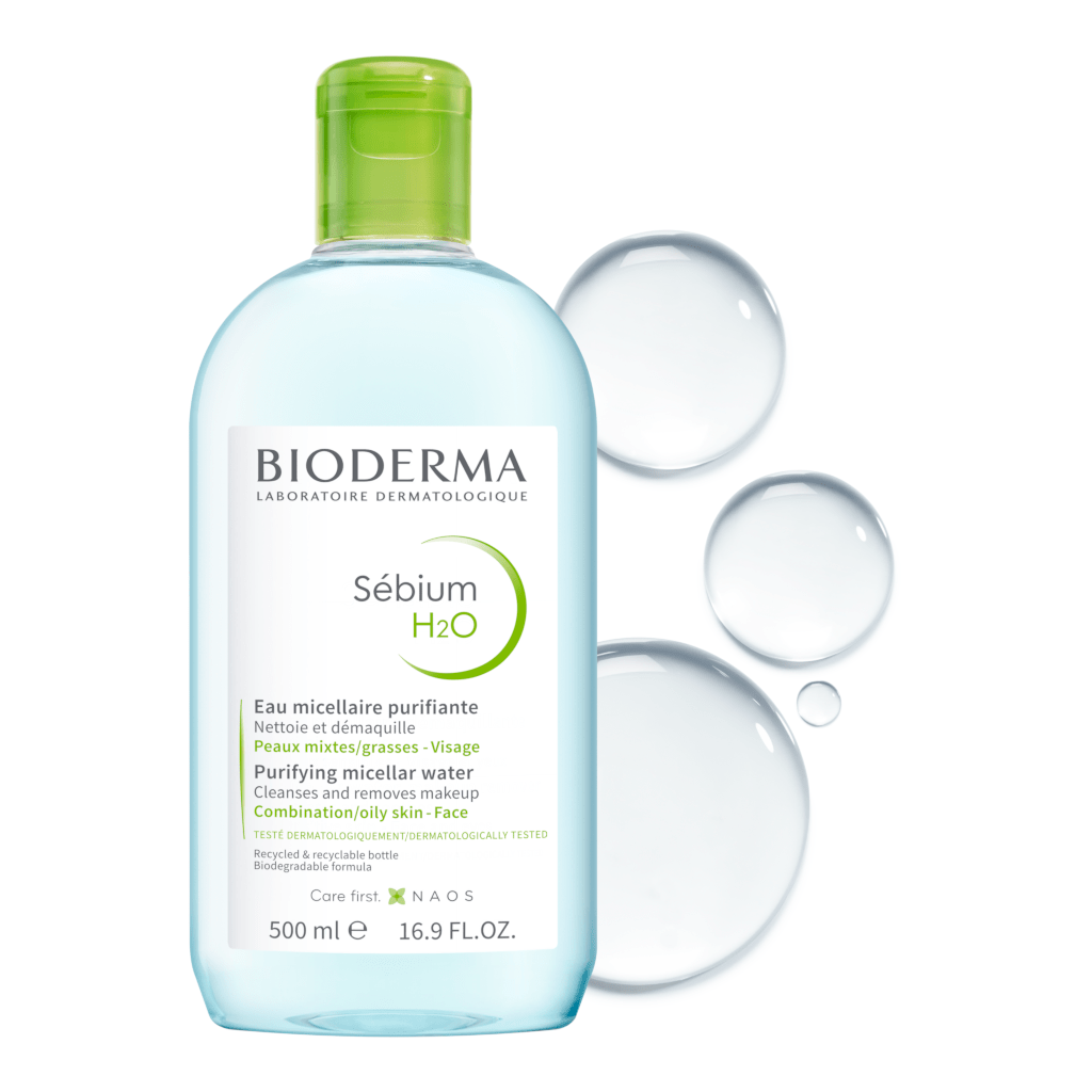 Bioderma Sebium H2O Purifying Micellar Water Cleanser for Oily Skin 500mL