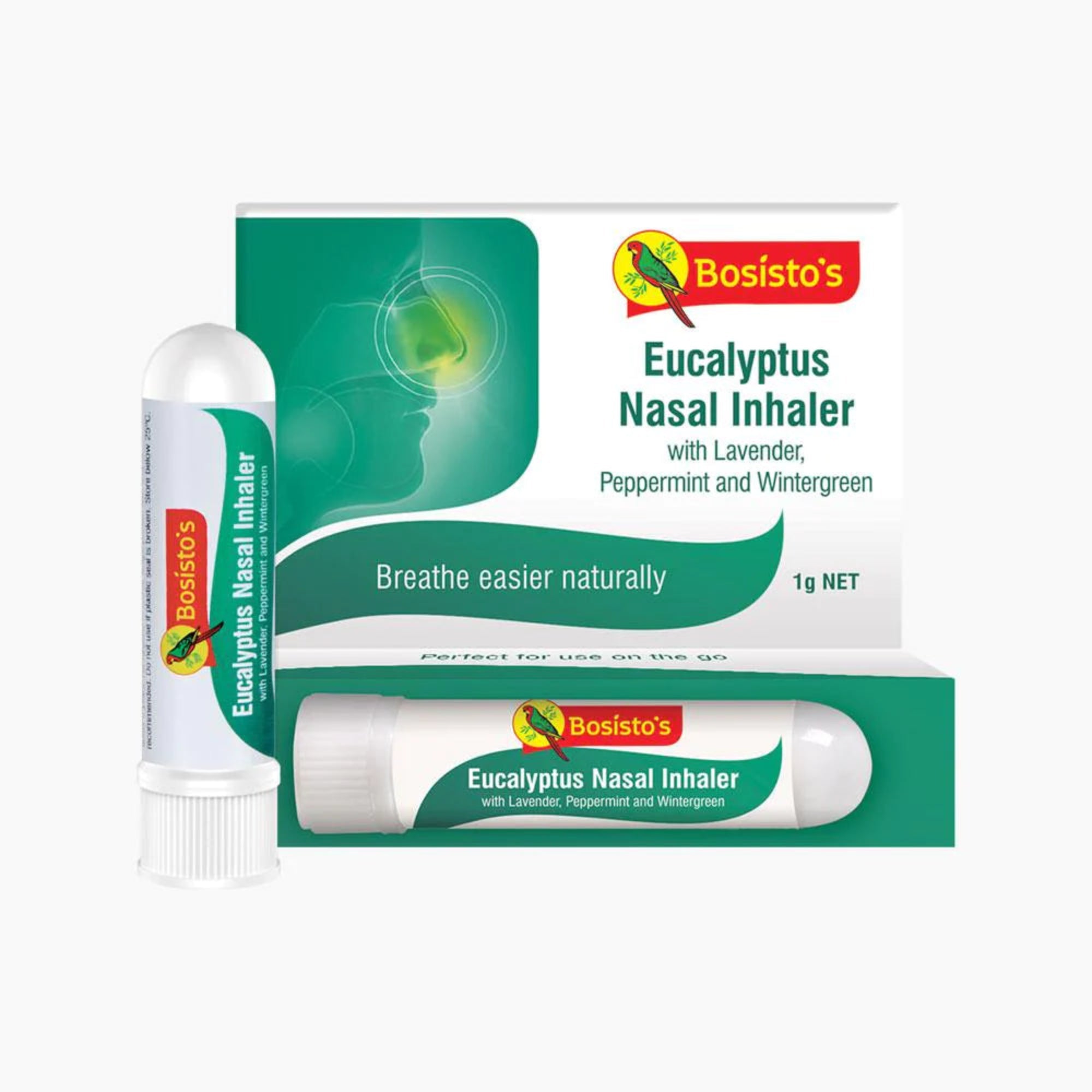 Baristos Inhaler Bosisto's Eucalyptus Nasal Inhaler - 1g – RespectHealth