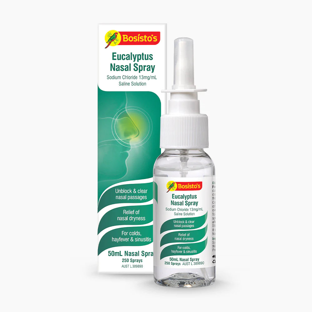 Bosisto's Eucalyptus Nasal Spray 50mL