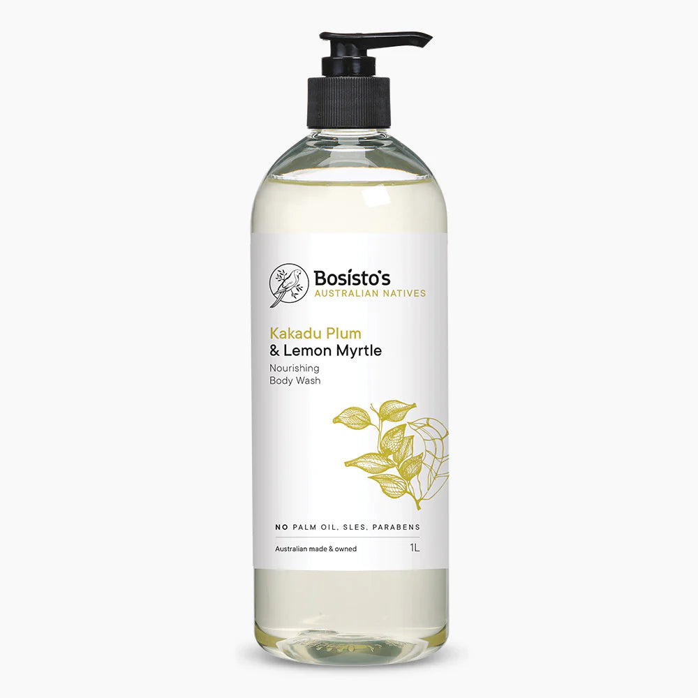 Bosisto's Kakadu Plum & Lemon Myrtle Nourishing Body Wash 1L