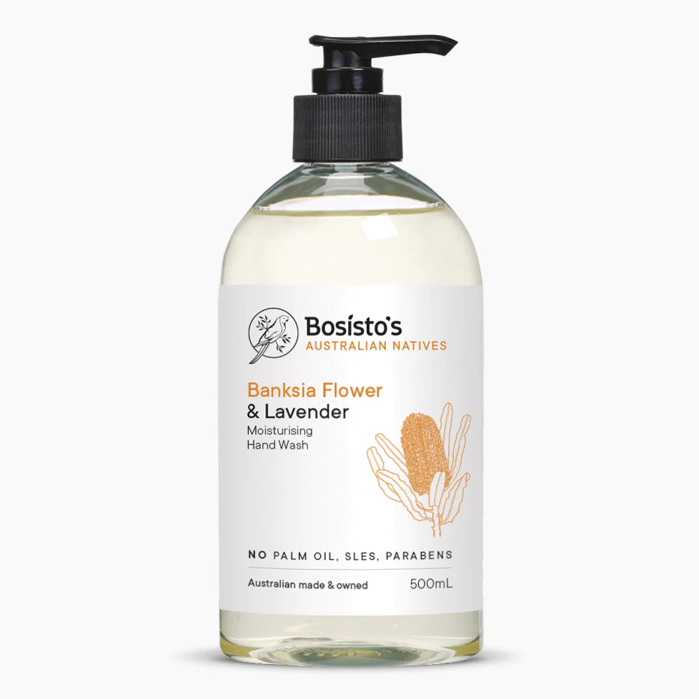 Bosistos Banksia Flower & Lavender Moisturising Hand Wash 500mL