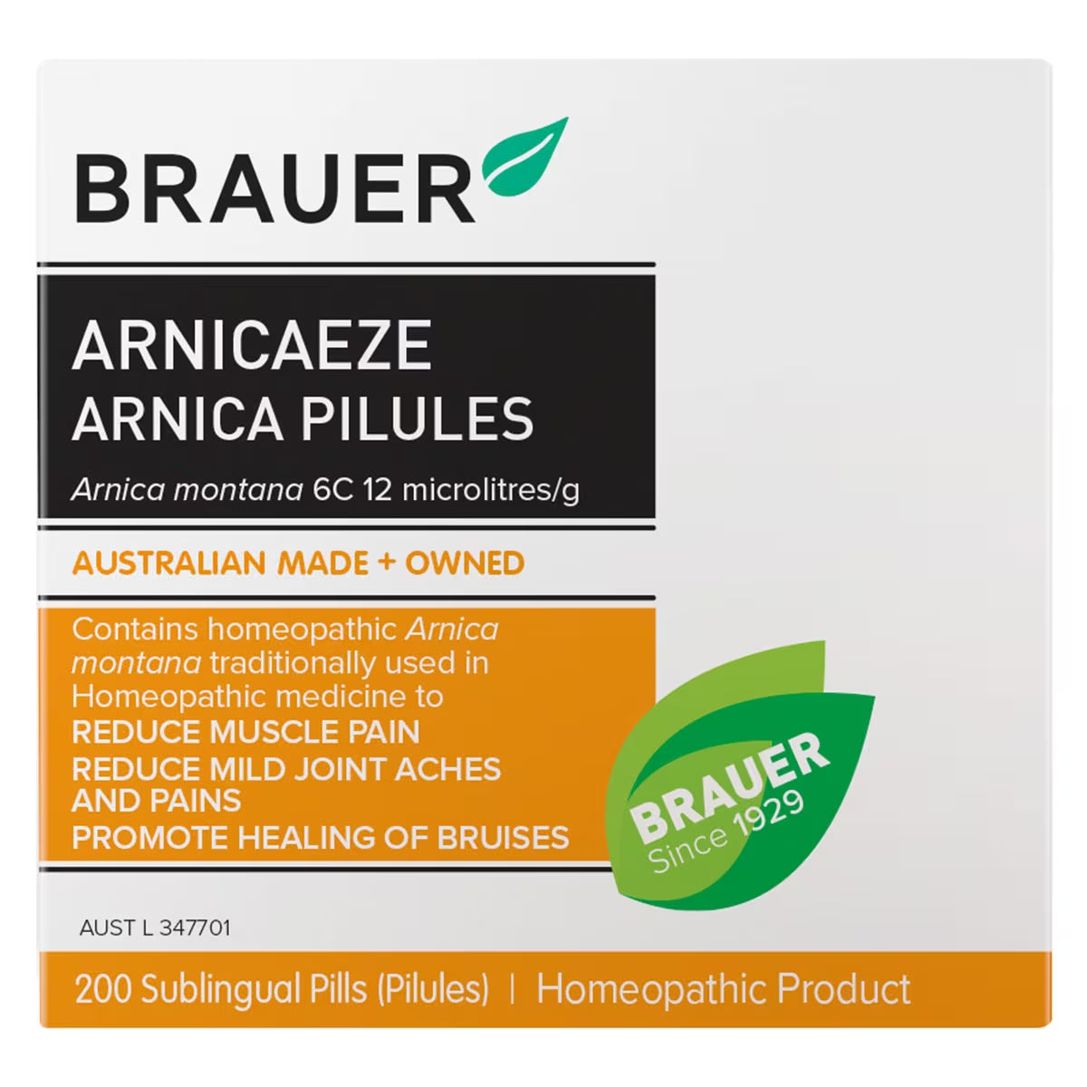 Brauer Arnicaeze Arnica Pilules - 8g