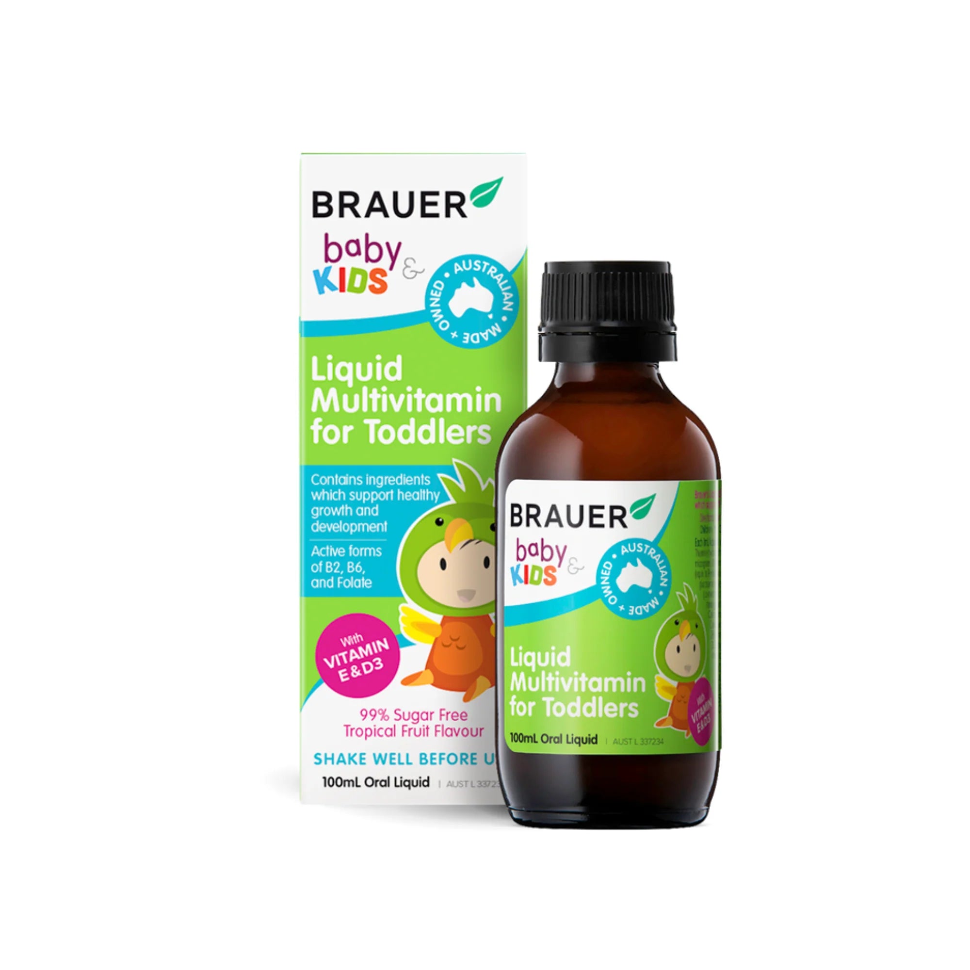 Brauer Liquid Multivitamin for Toddlers - 100mL