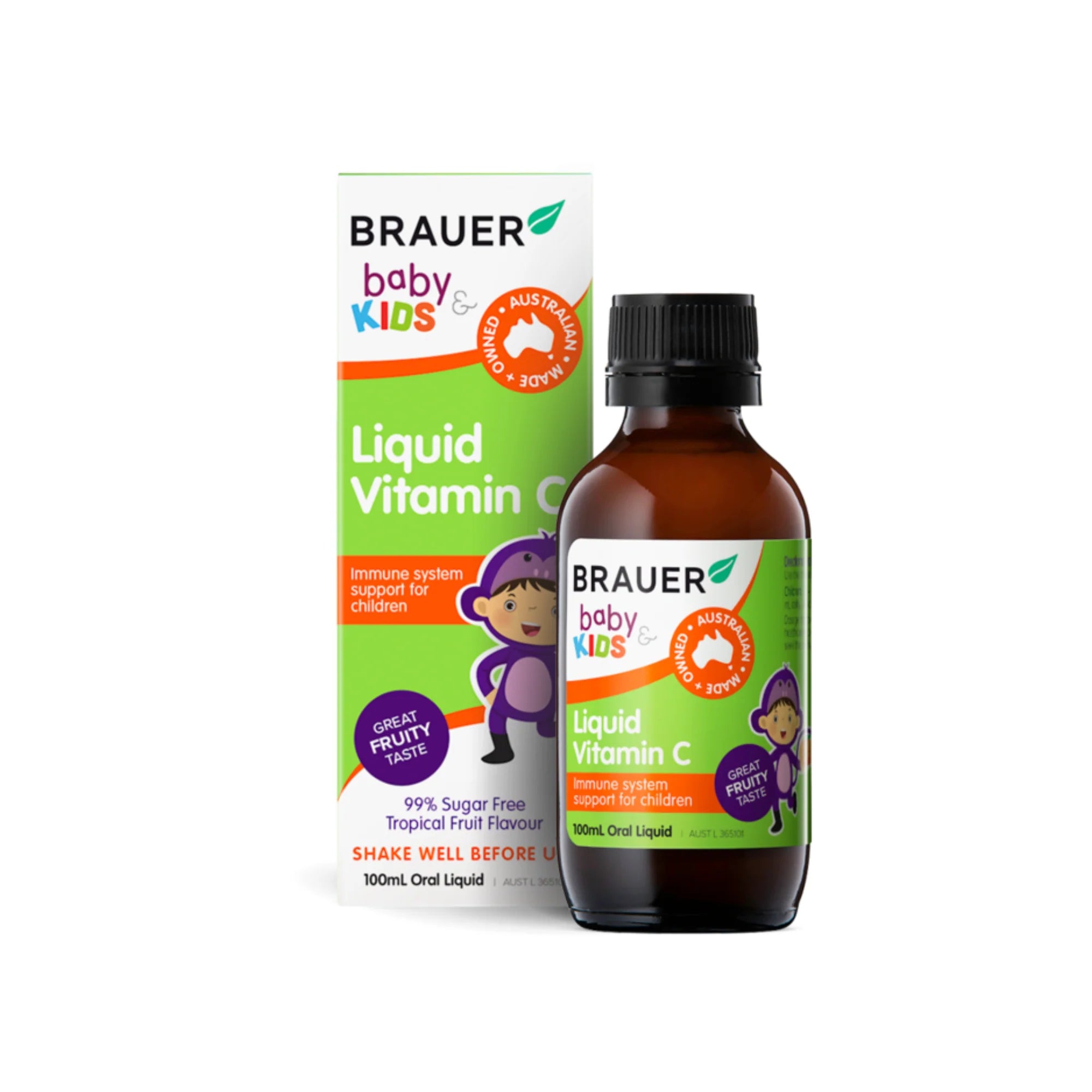 Brauer Liquid Vitamin C For Kids - 100mL