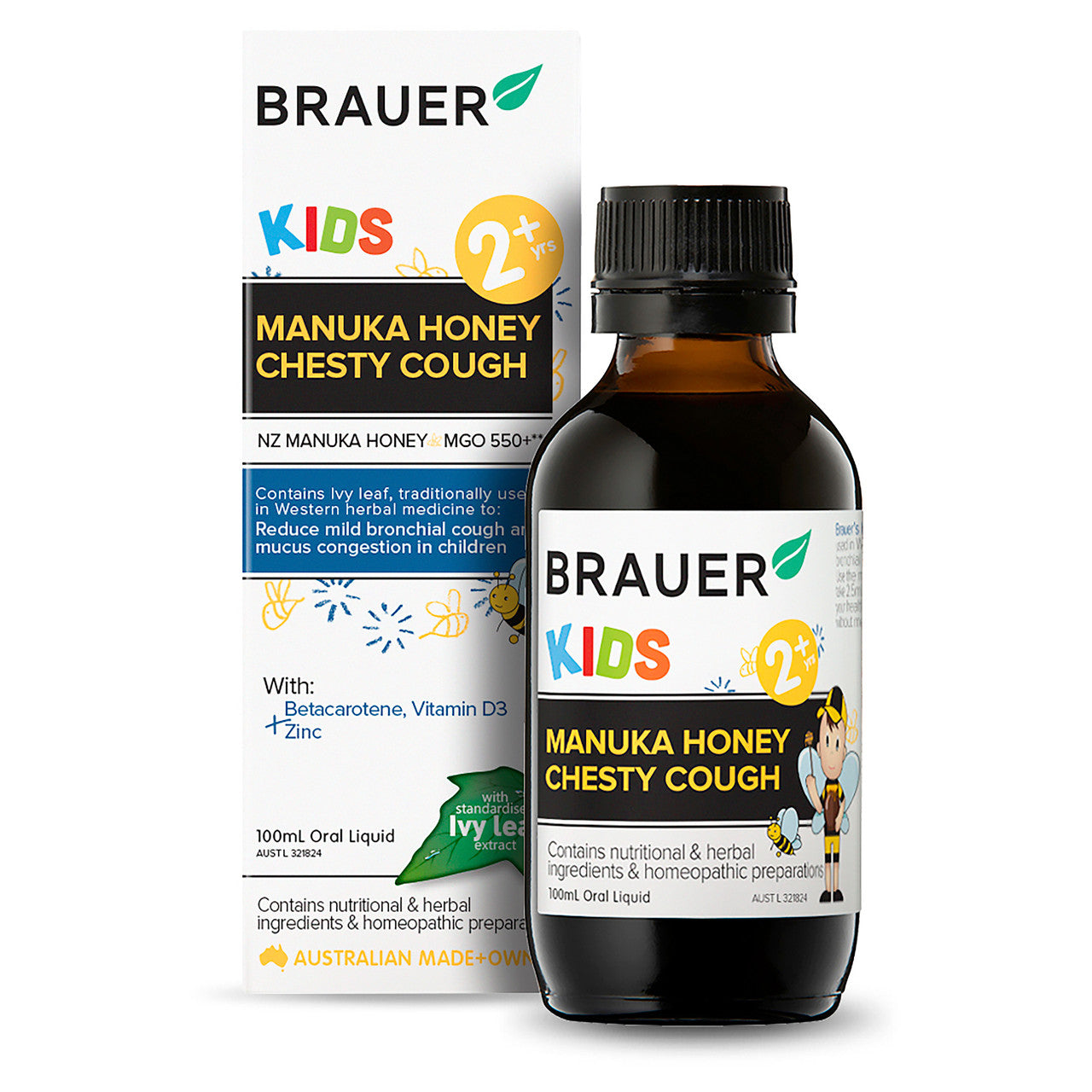 Brauer Manuka Honey Chesty Cough - 100mL