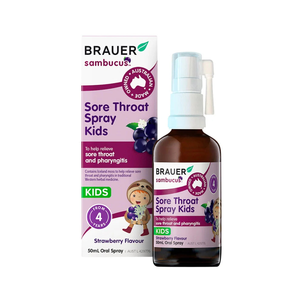 Brauer Sore Throat Spray Kids - 50mL