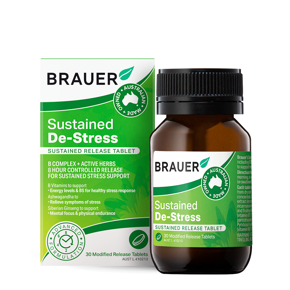 Brauer Sustained Destress - 30 Slow Release Tablets