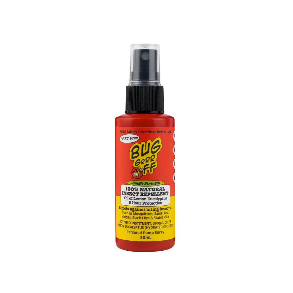 Bug-Grrr Off Natural Insect Repellent 100ml Jungle Strength Spray - 50mL