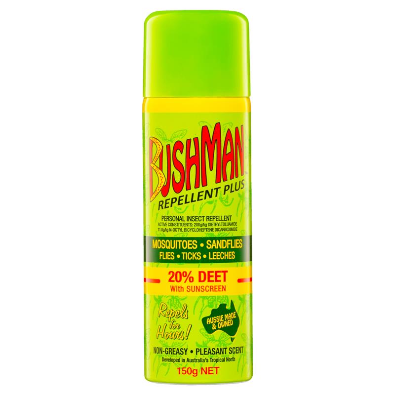 Bushman Plus Insect Repellent Spray with 20% Deet - 150g