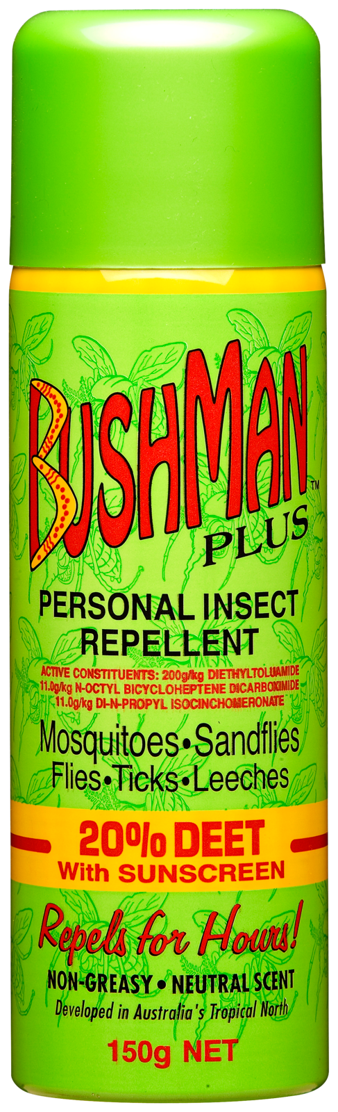 Bushman Plus Insect Repellent Spray with 20% Deet - 50g – RespectHealth